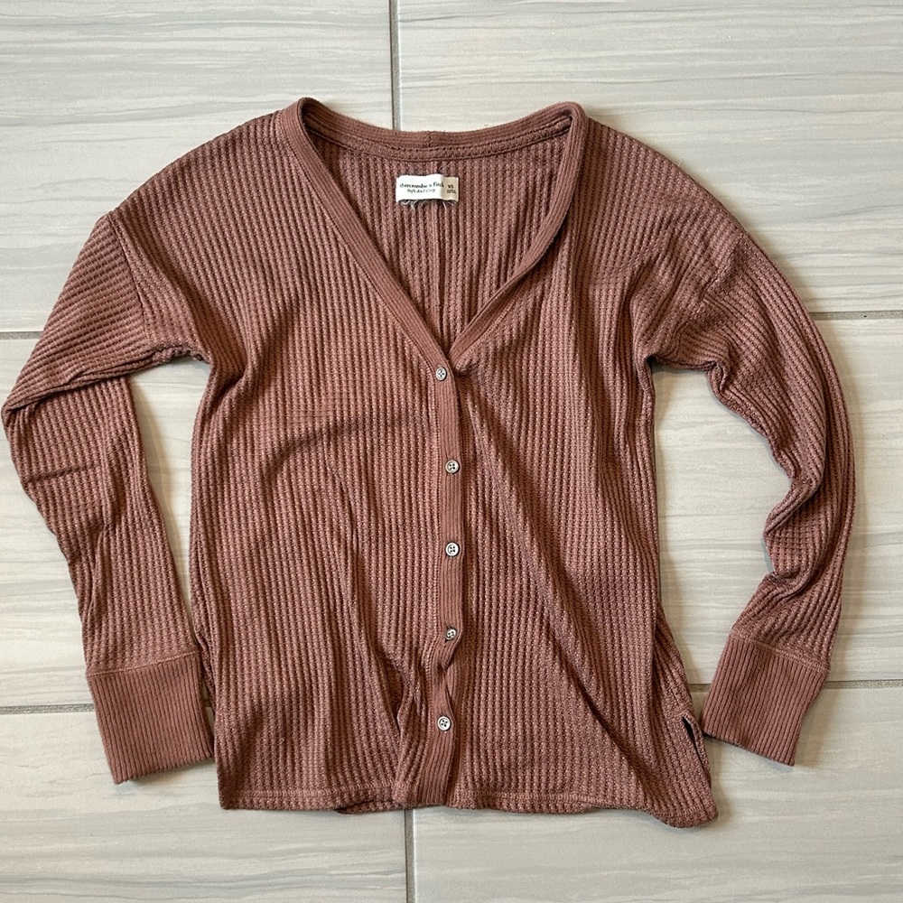 Abercrombie soft cozy collection long sleeve shirt